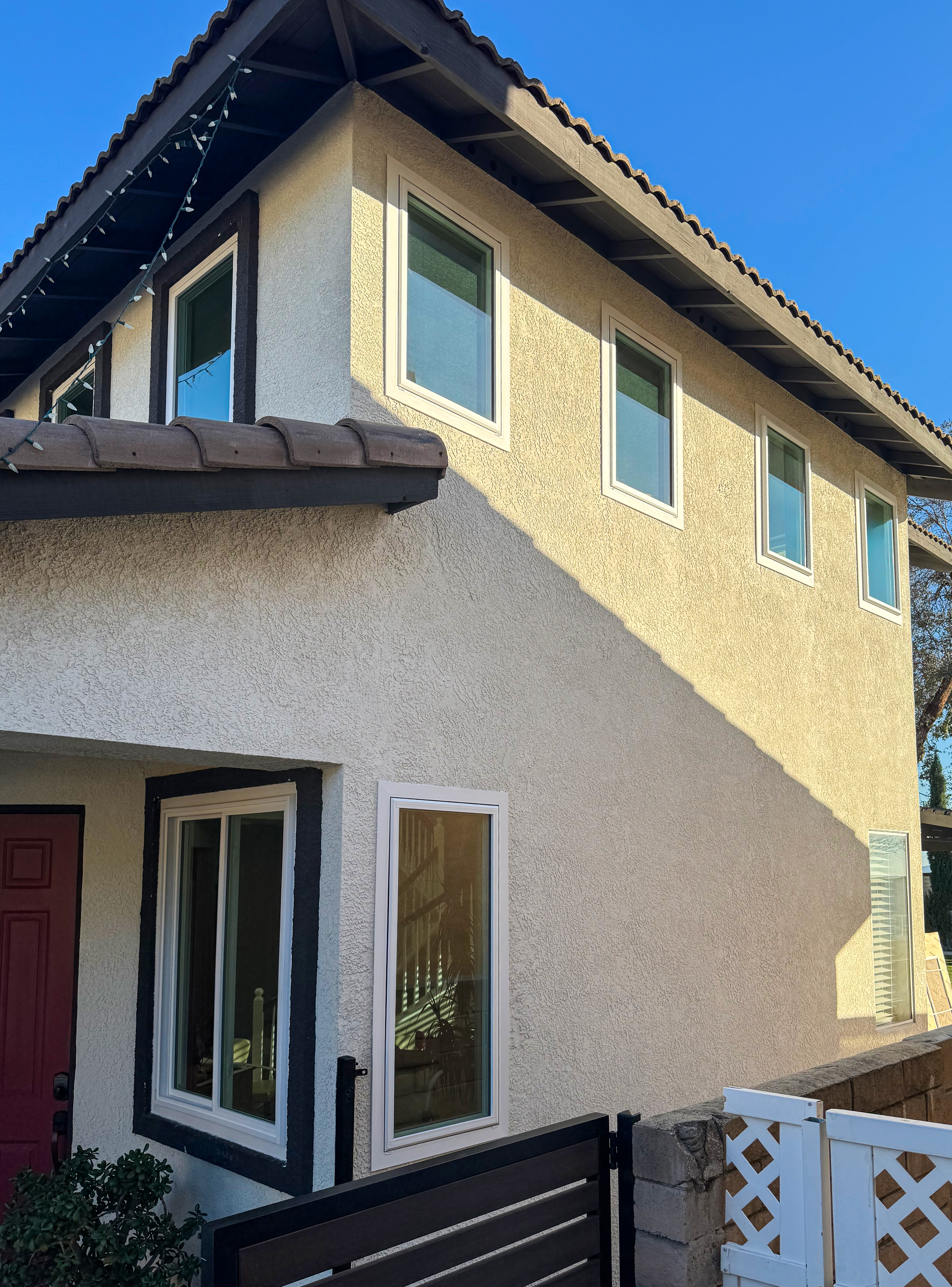 Kauffman · Front corner gable, after