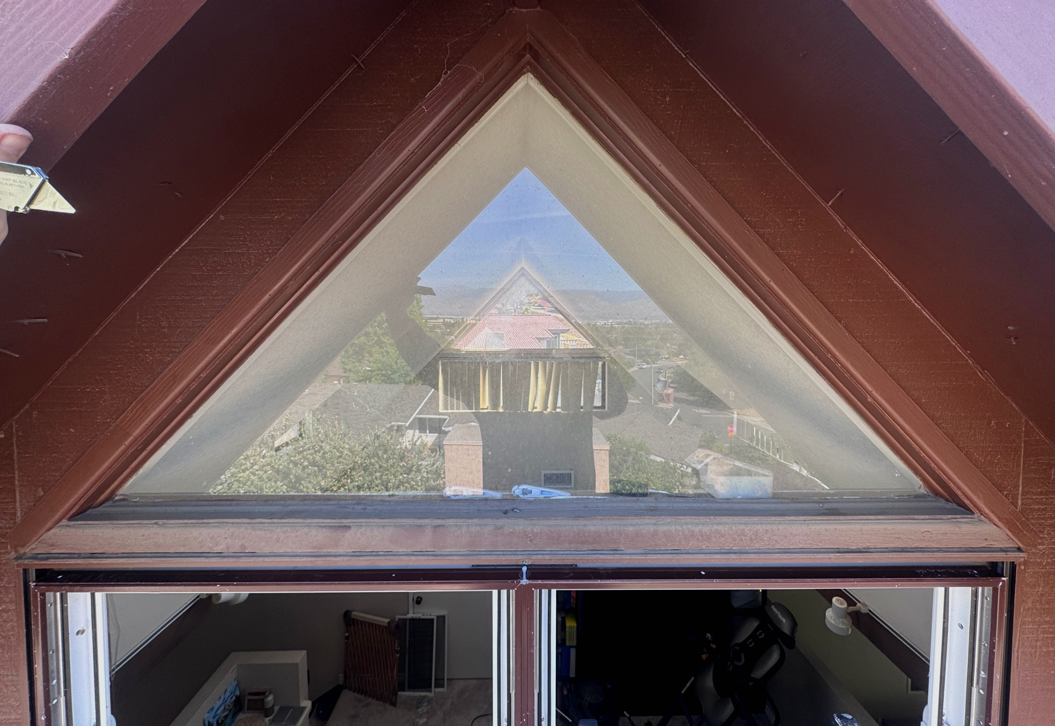 Stevens · Gable triangle, before