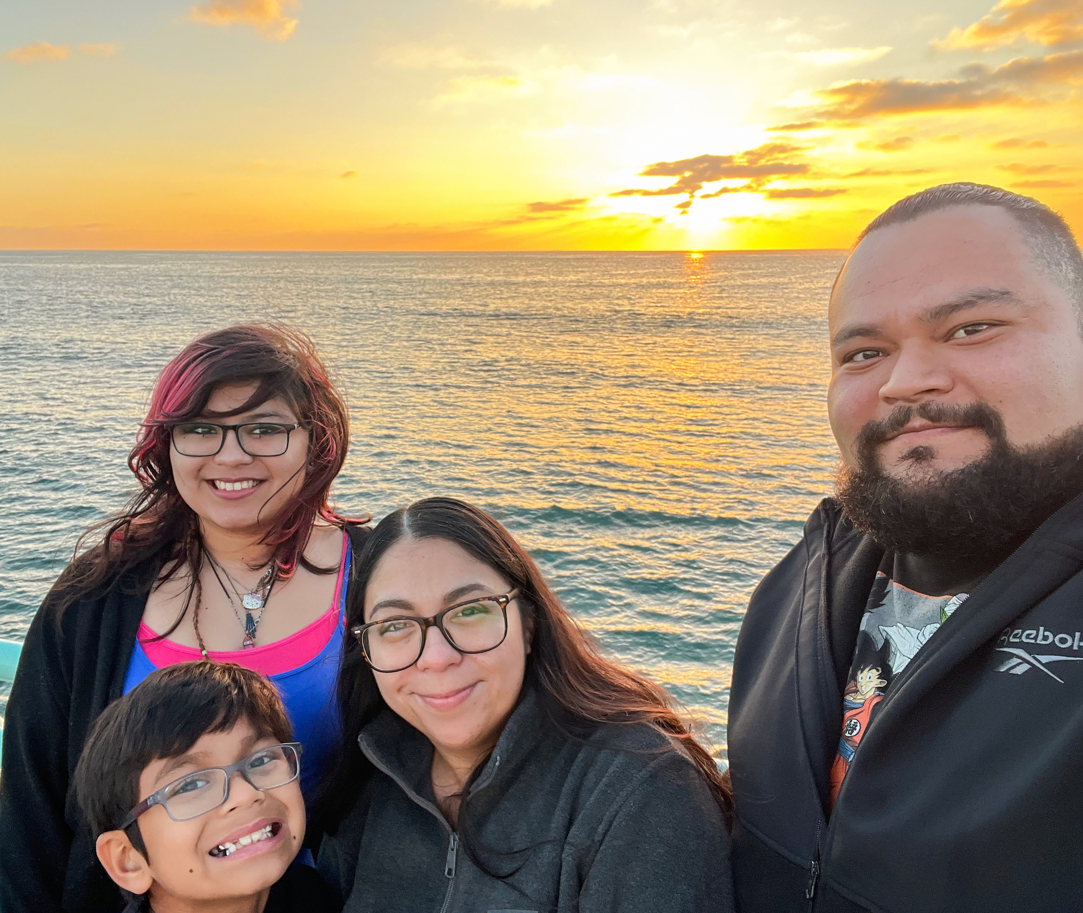 Abel Reynoso and his family