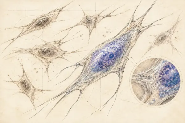 Illustration of mesenchymal stem cells