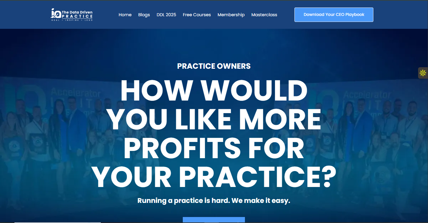 The Data Driven Practice