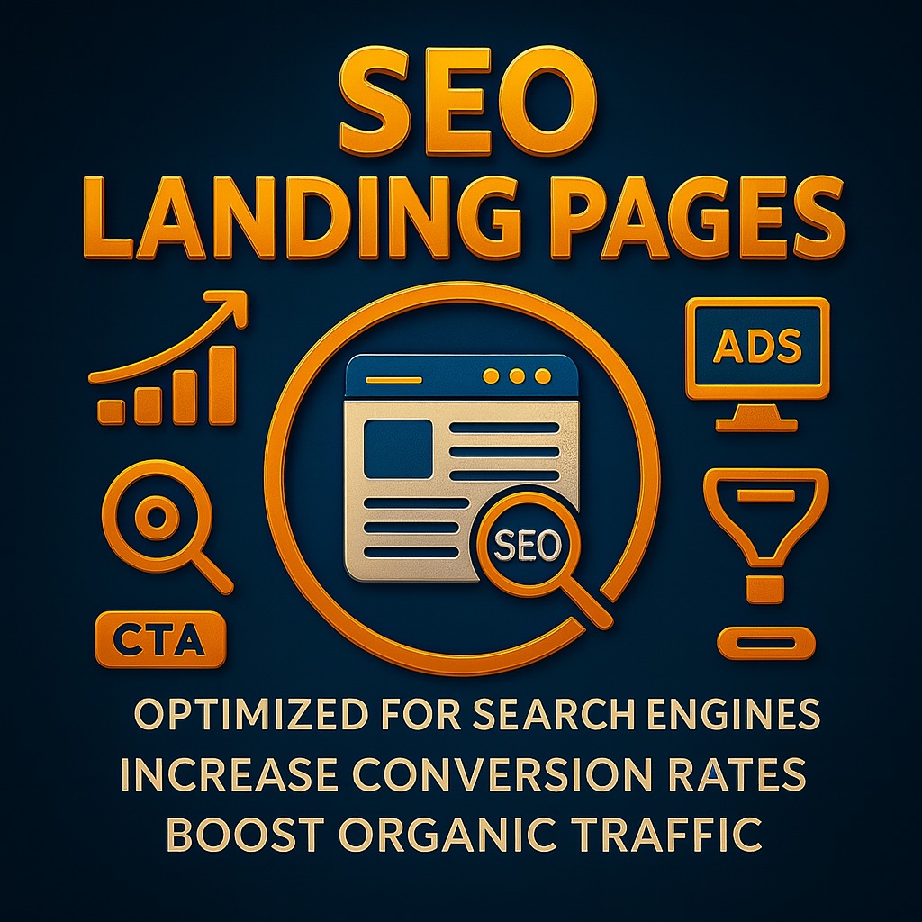 SEO landing page design and optimization services in Fullerton and Orange County. Call (714) 706-1890