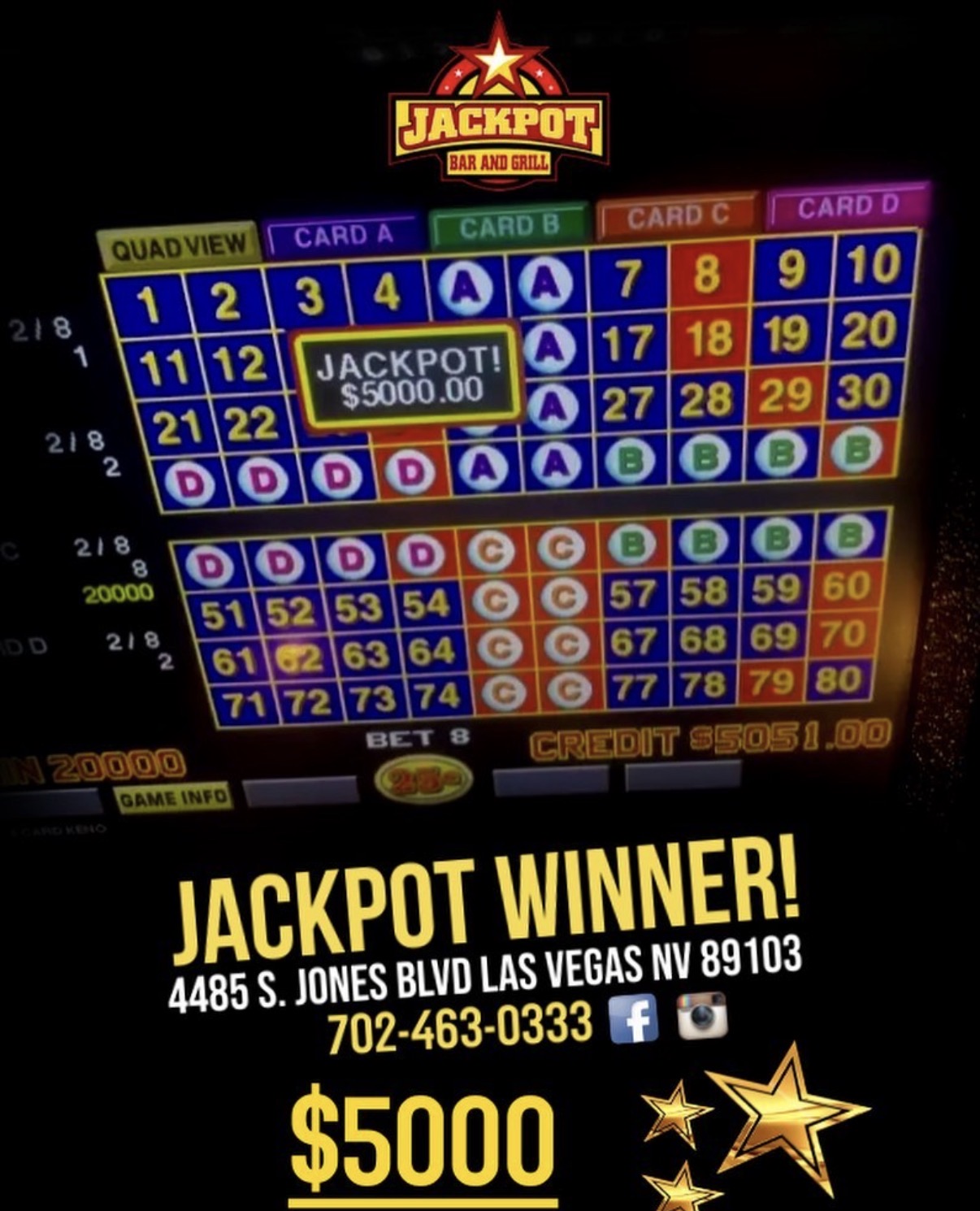 Jackpot Bar and Grill