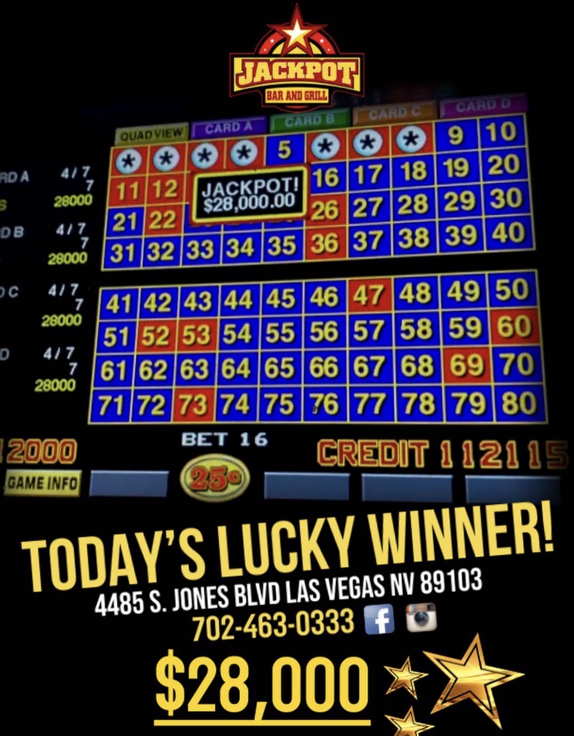 Jackpot Bar and Grill
