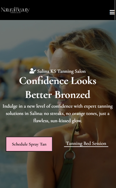 Natural Beauty Tanning — Our Most Recent Build