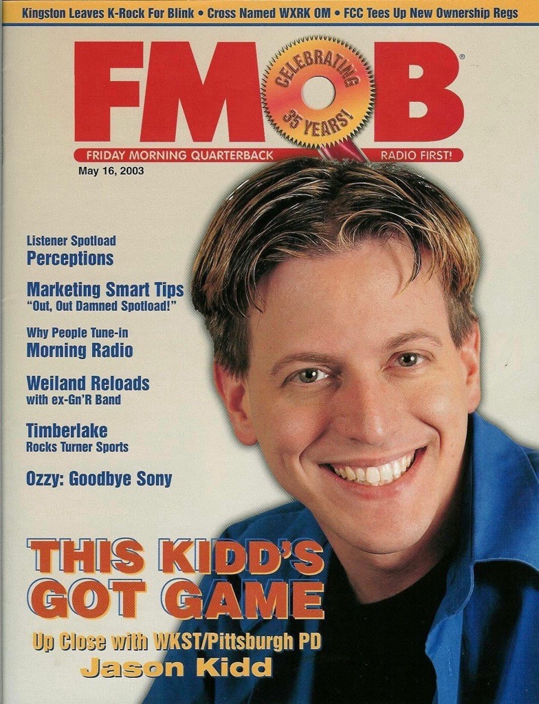 Jason Kidd featured in FMOB Magazine, May 2003