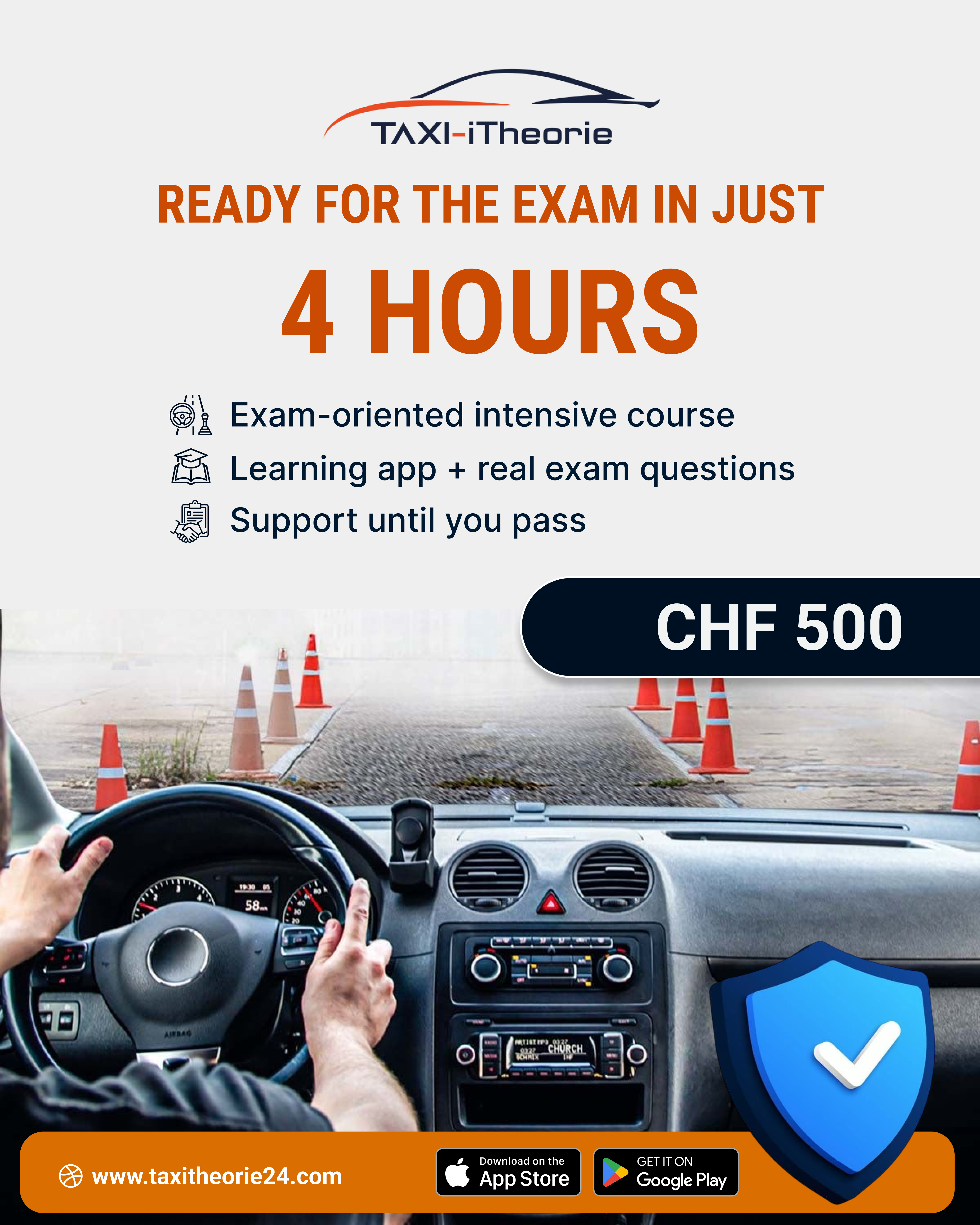 Ready for the exam in just 4 hours