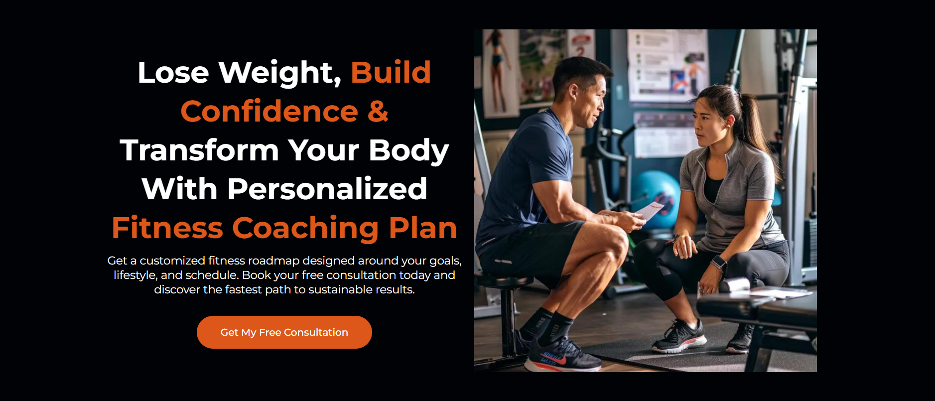Fitness Coach Landing Page