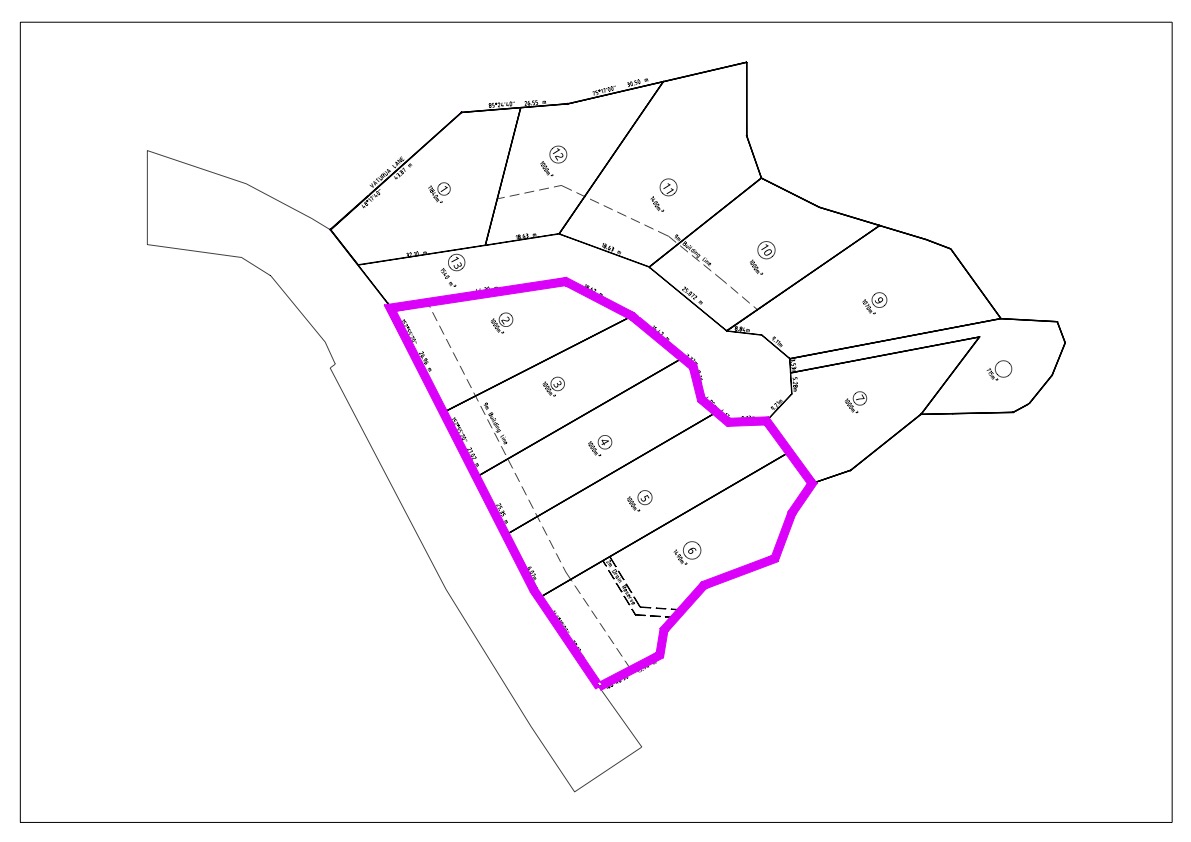 Service Street scheme plan