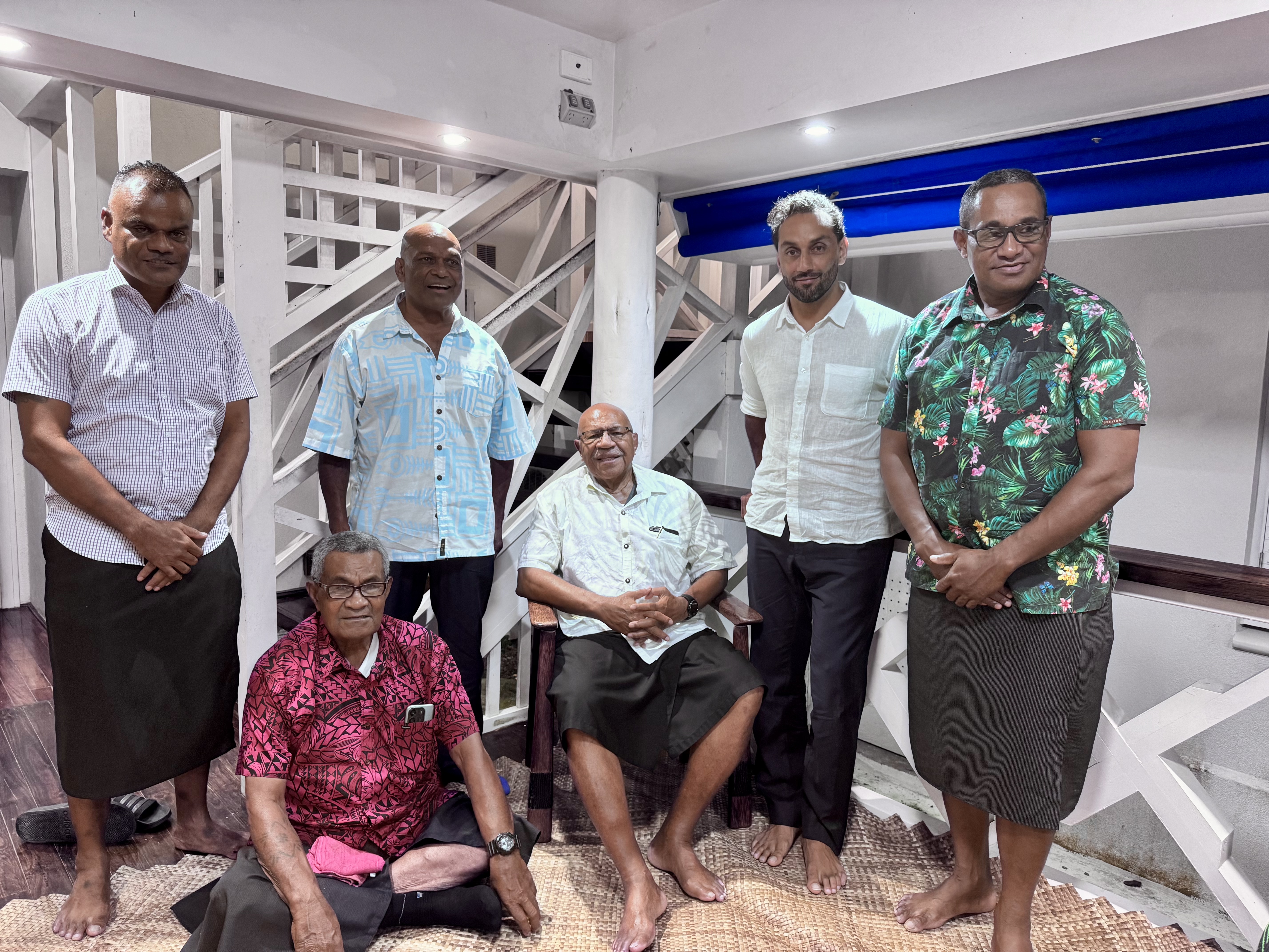 Meeting with the Prime Minister of Fiji and landowners