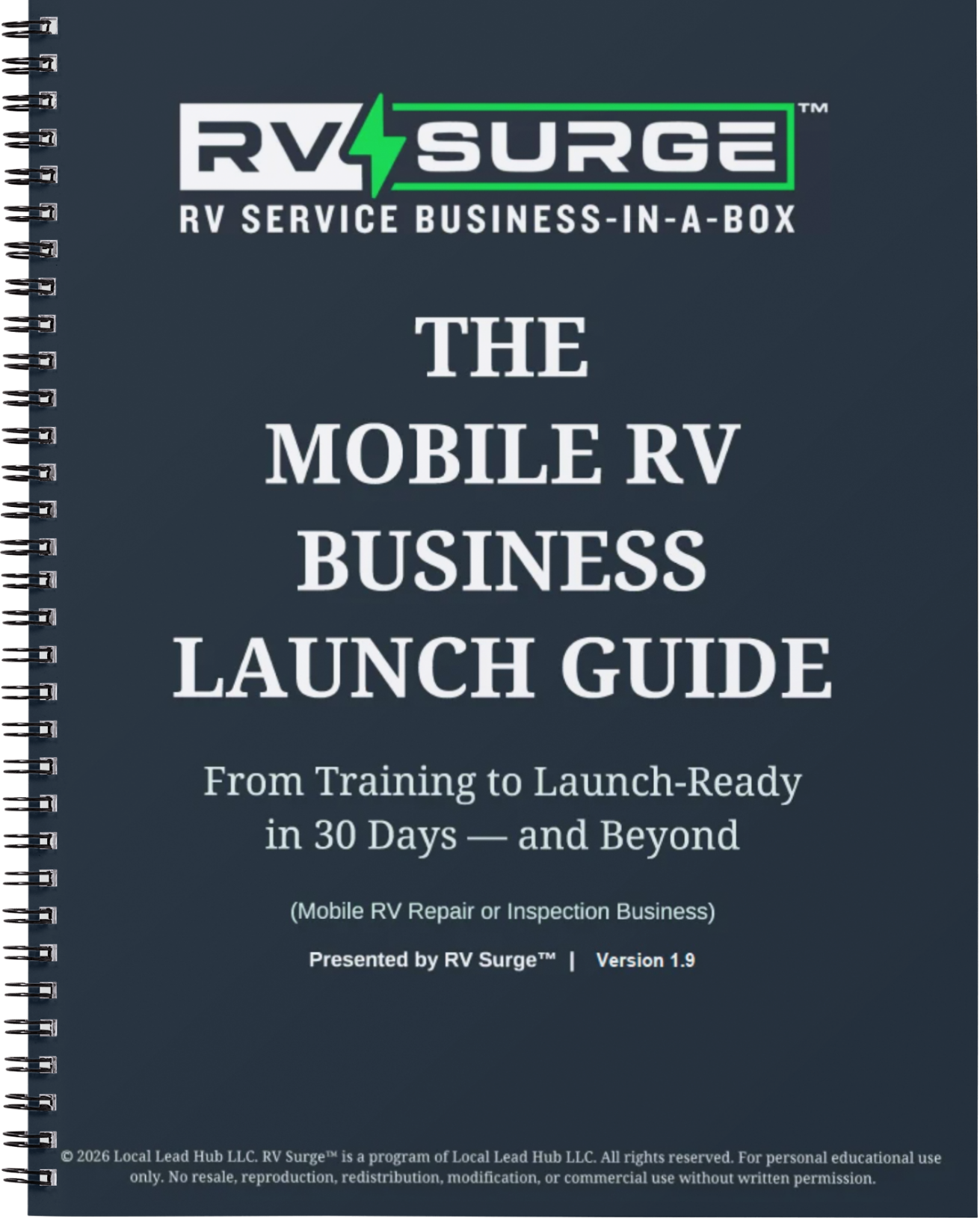 Mobile RV Business Launch Guide from RV Surge
