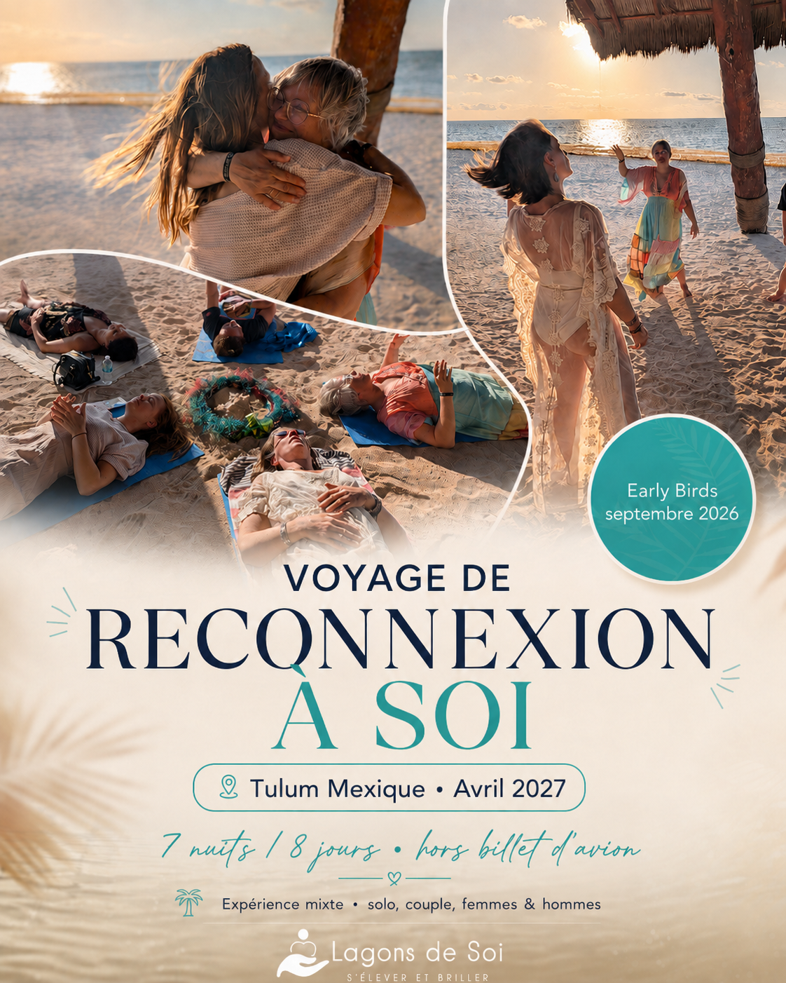 Affiche Voyage de Reconnexion à Soi — Early Birds jusqu'au 17 juillet