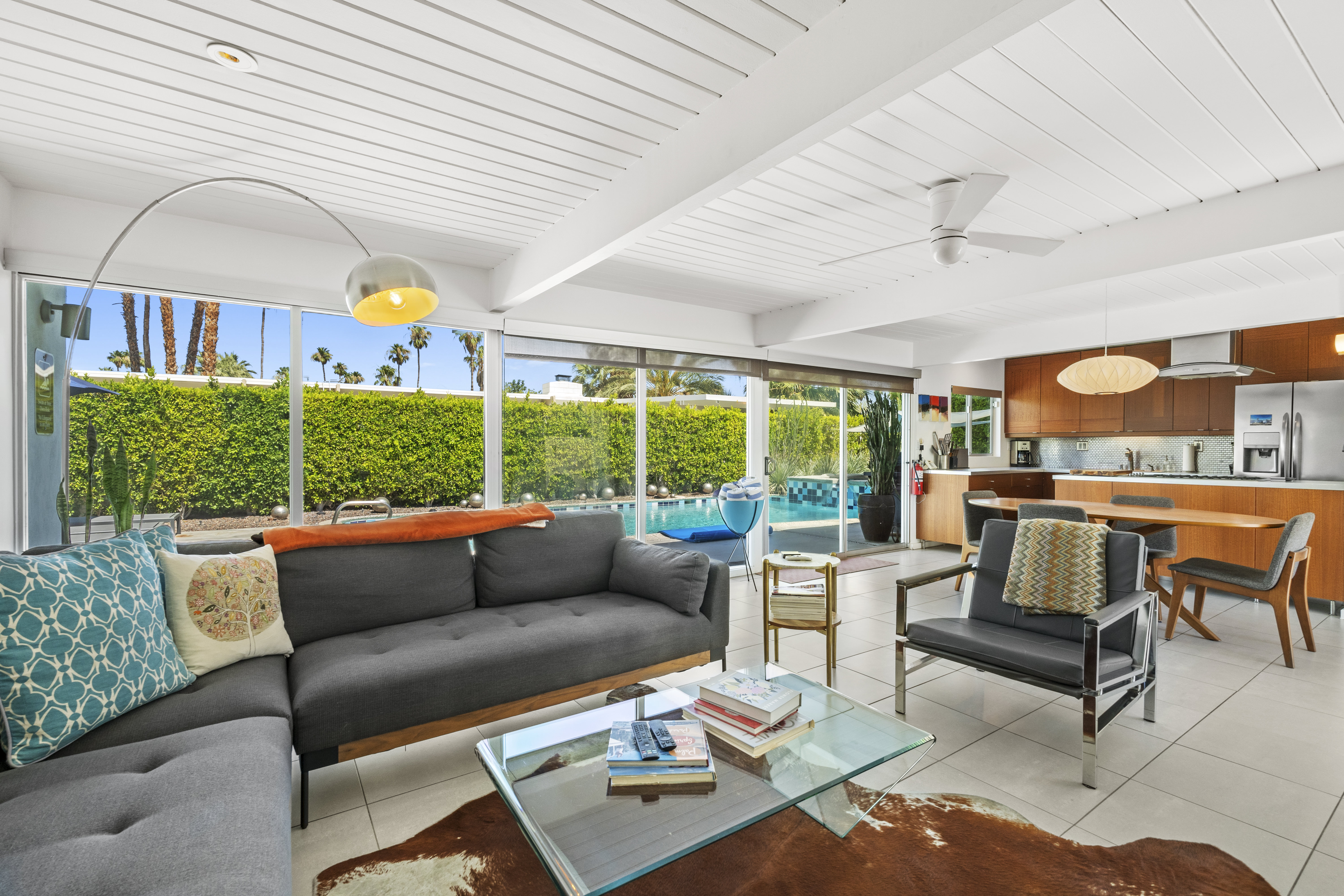 outdoor area with pool