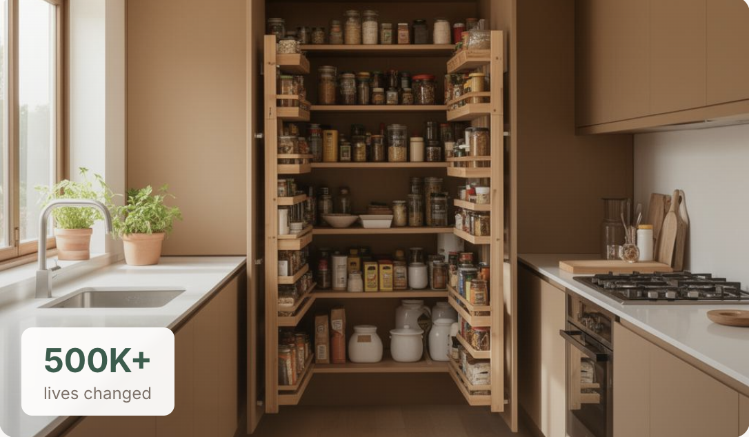 Organized kitchen