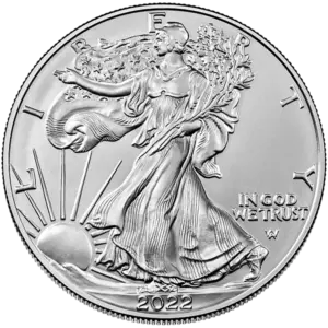 1 Troy Ounce US Mint Silver Eagle 999 Silver Coin