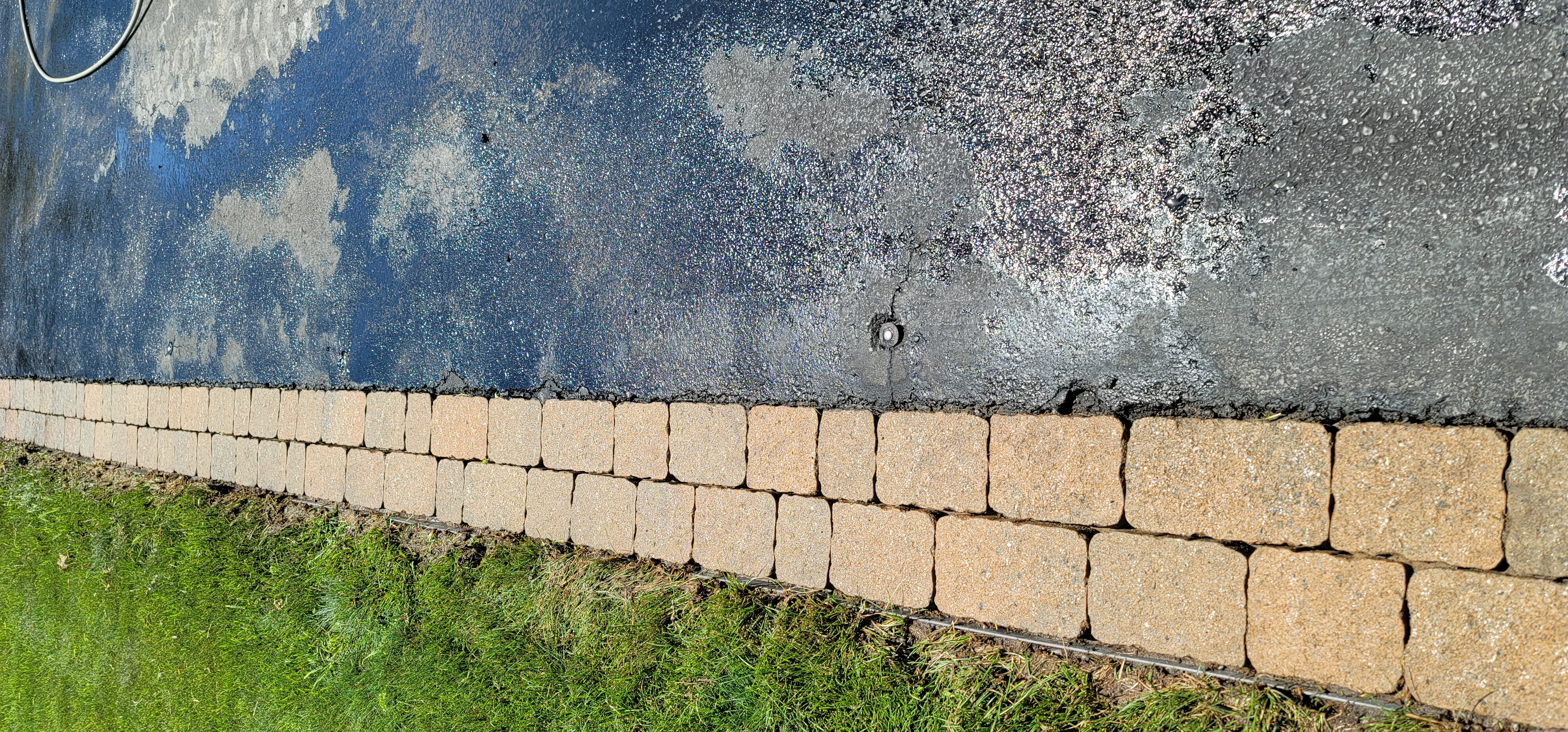 Nettoyage de pavé uni