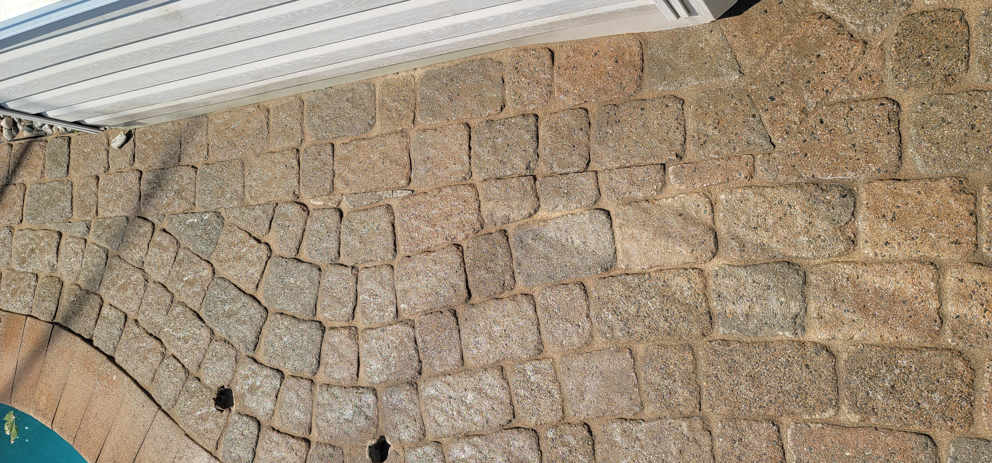 Nettoyage de pavé uni
