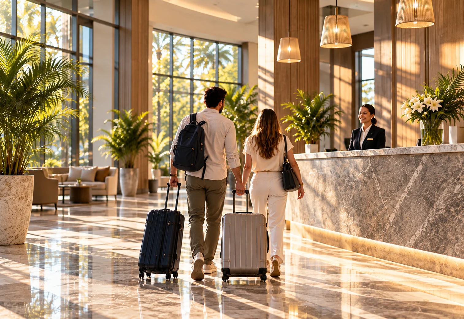 Experiencia de llegada a un hotel: espacios cuidados con ECO360