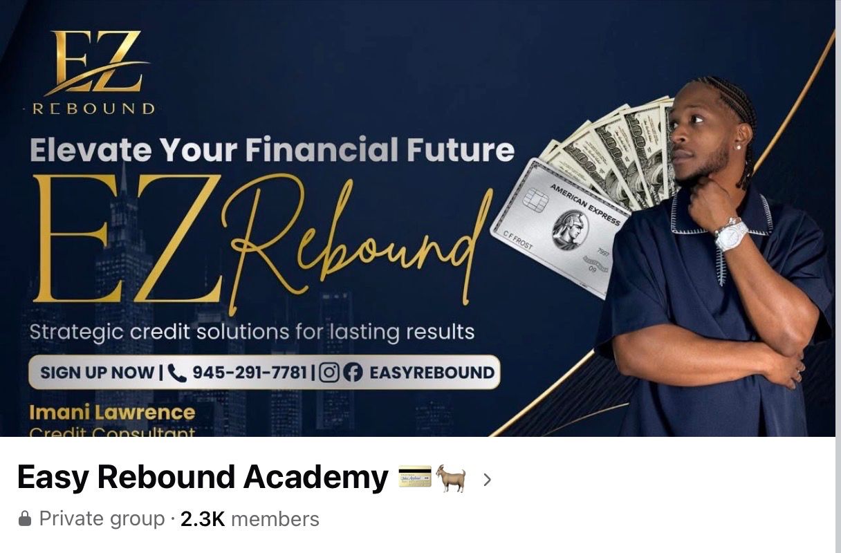 EasyRebound Facebook Group