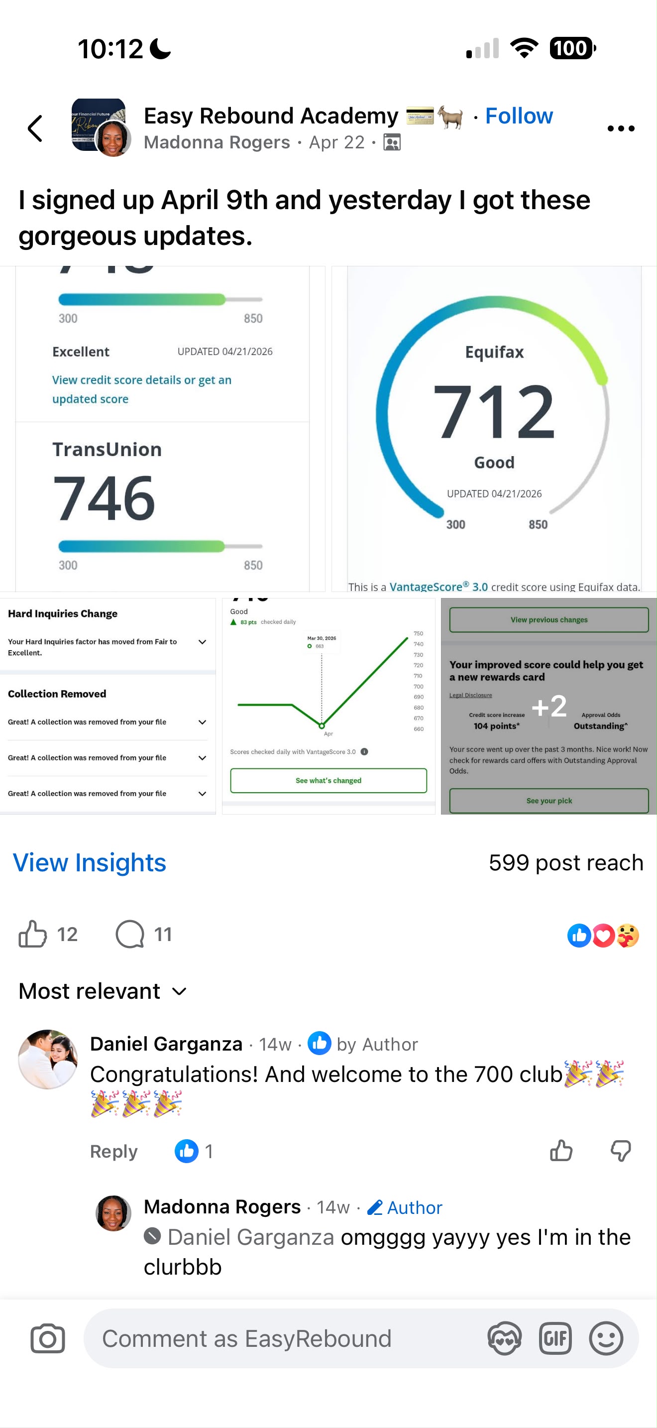 EasyRebound client review and testimonial