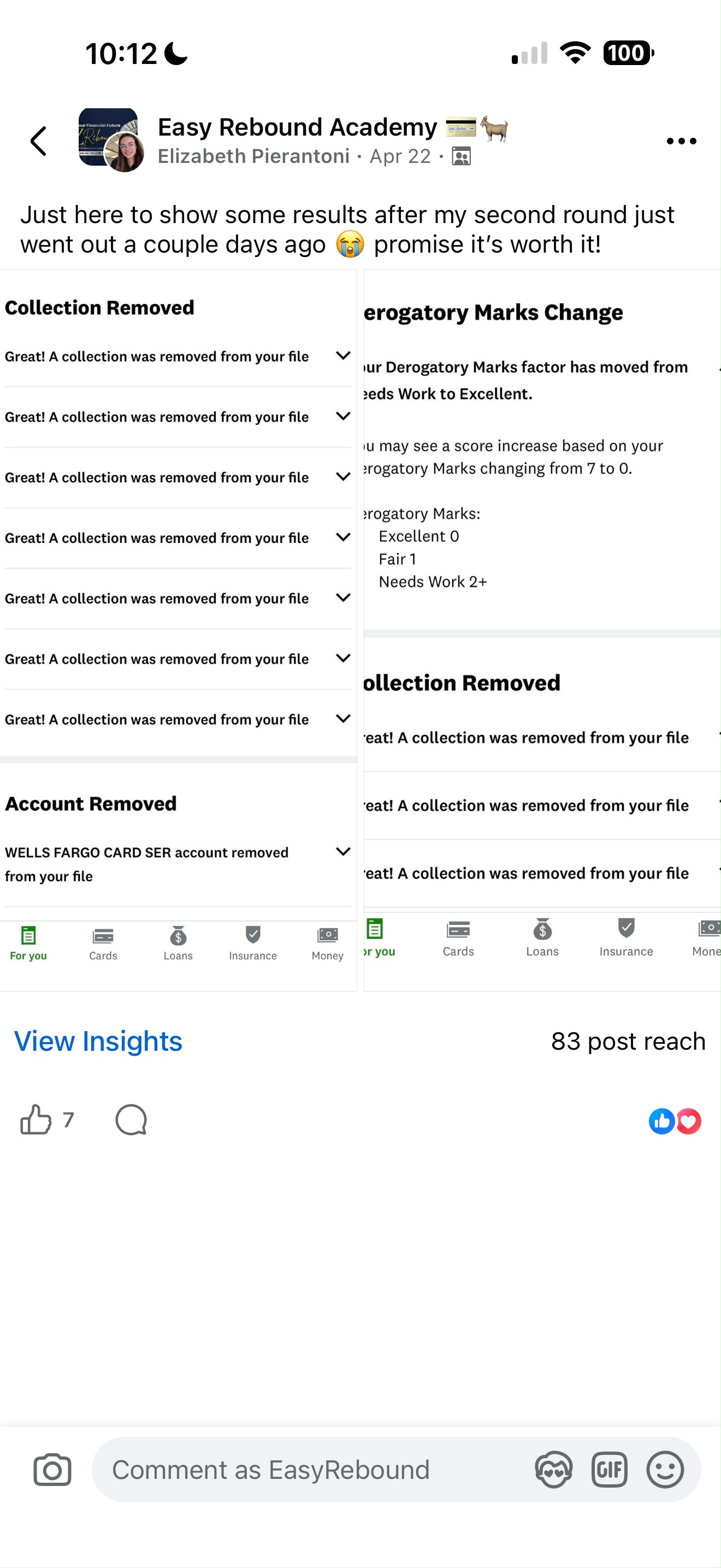 EasyRebound client review and testimonial
