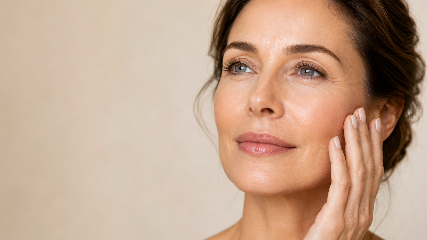 Healthy woman enjoying a peaceful morning