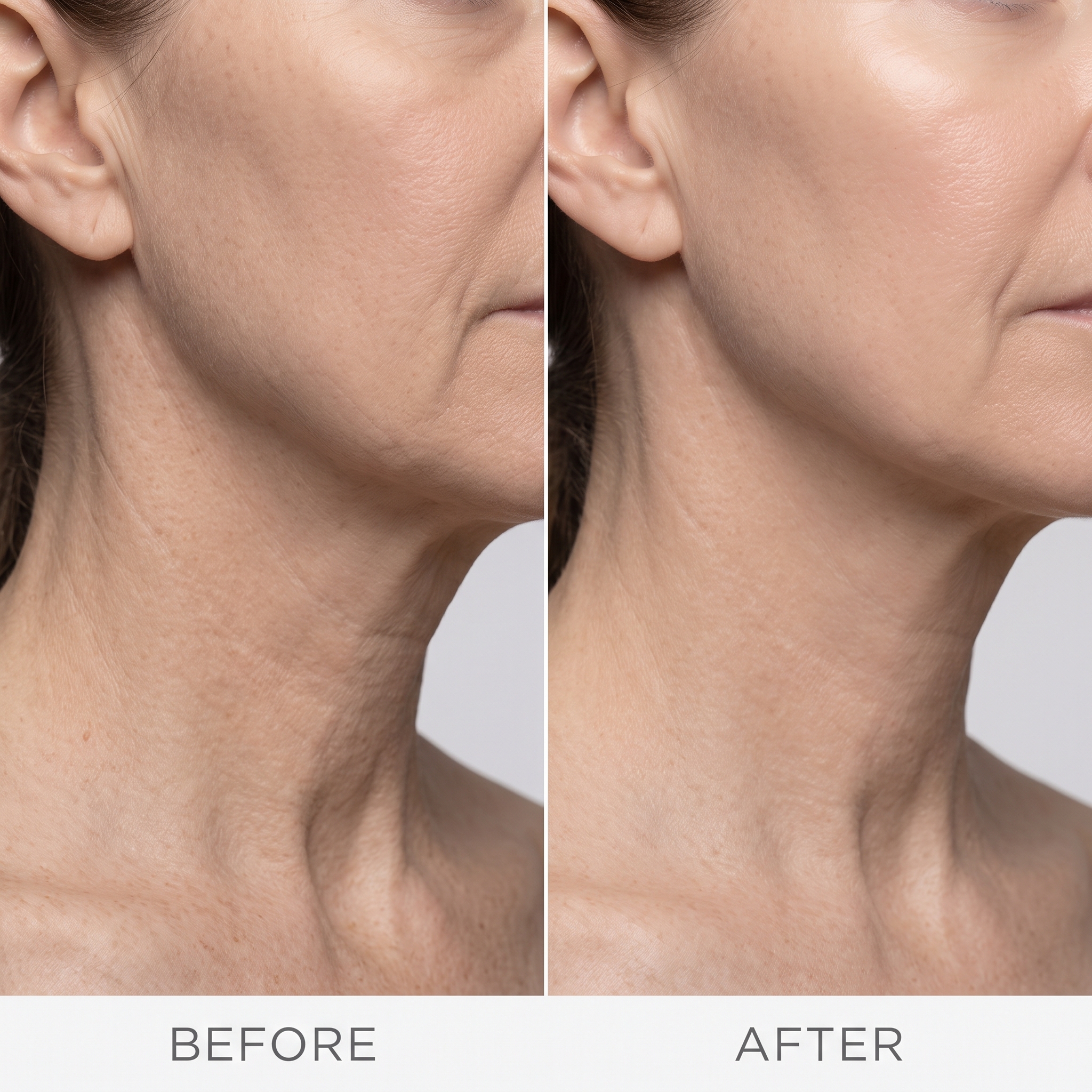 Neck skin laxity treatment