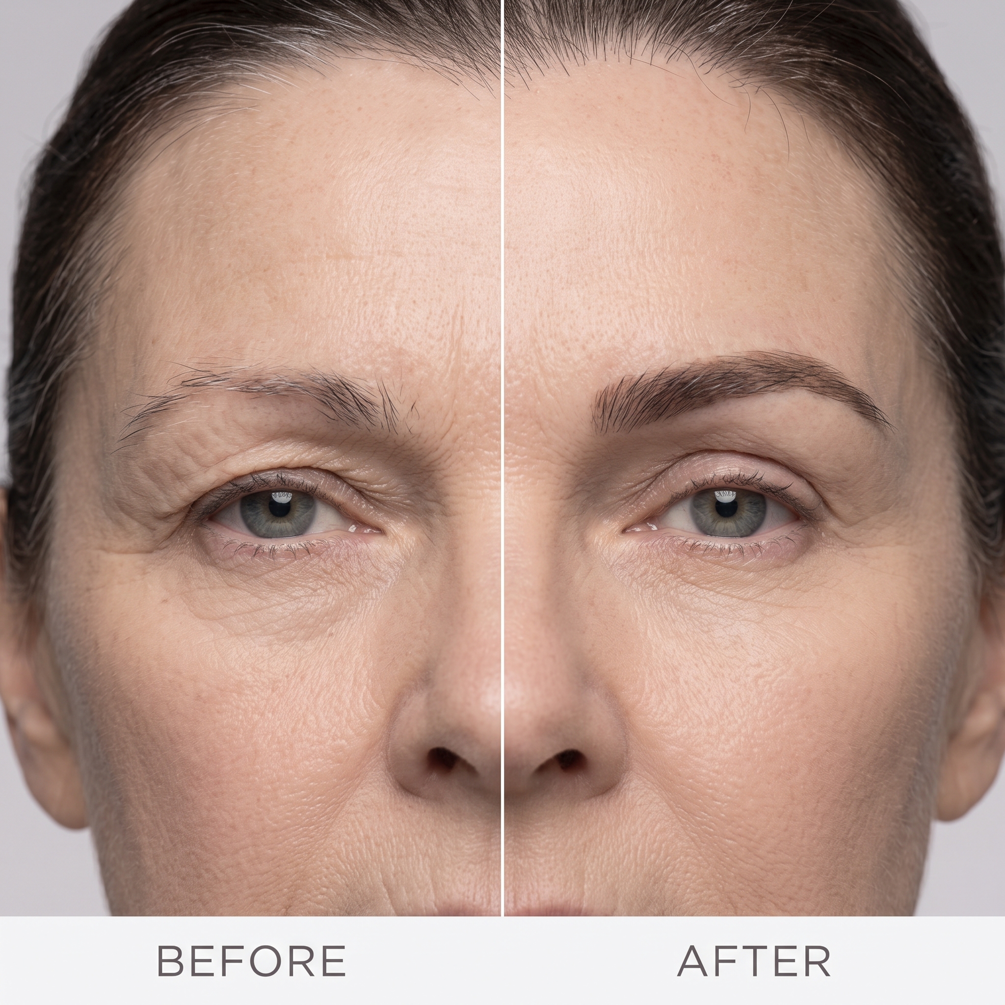 Eyebrow Area skin laxity treatment