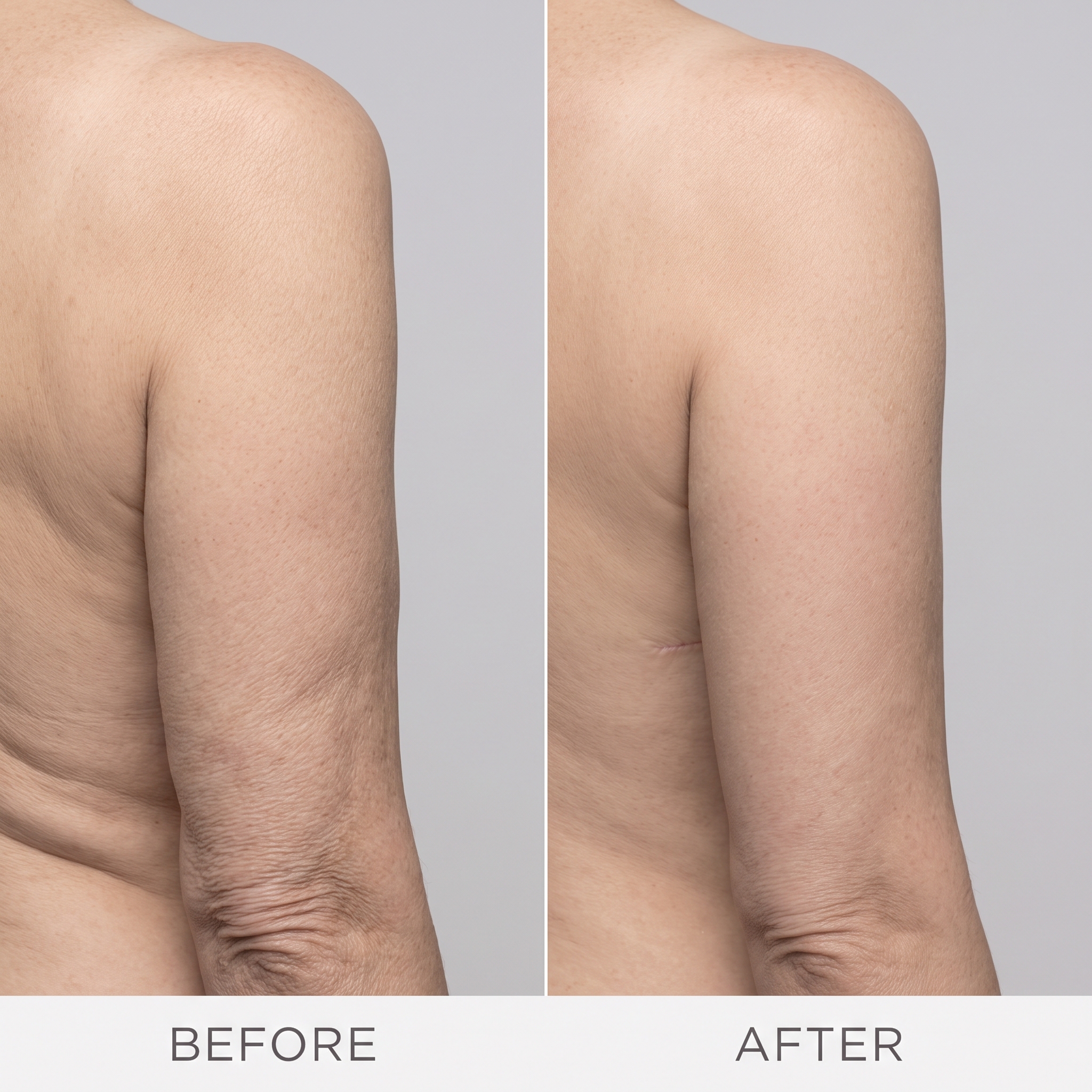 Upper Arms skin laxity treatment