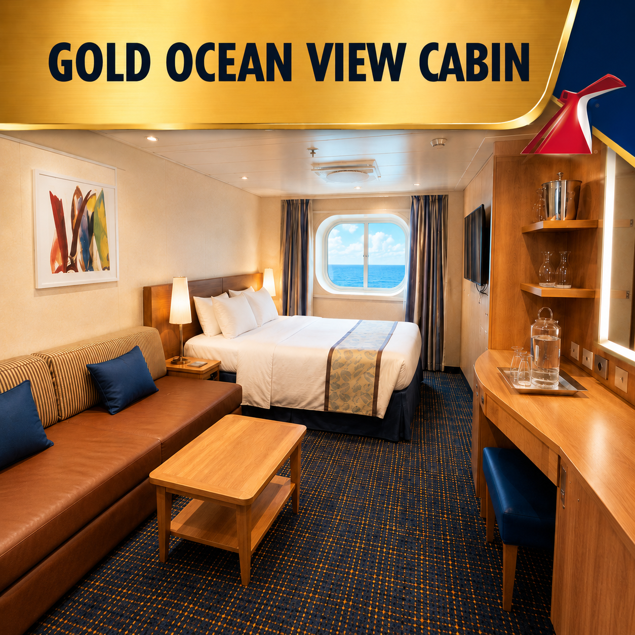 Gold Ocean View Cabin