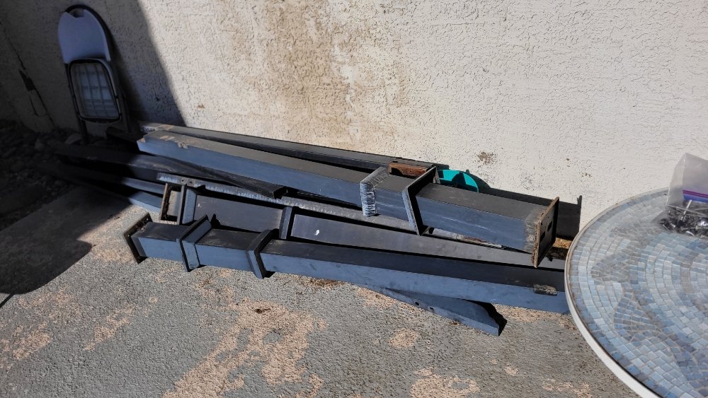 Heavy metal items prepared for professional junk removal