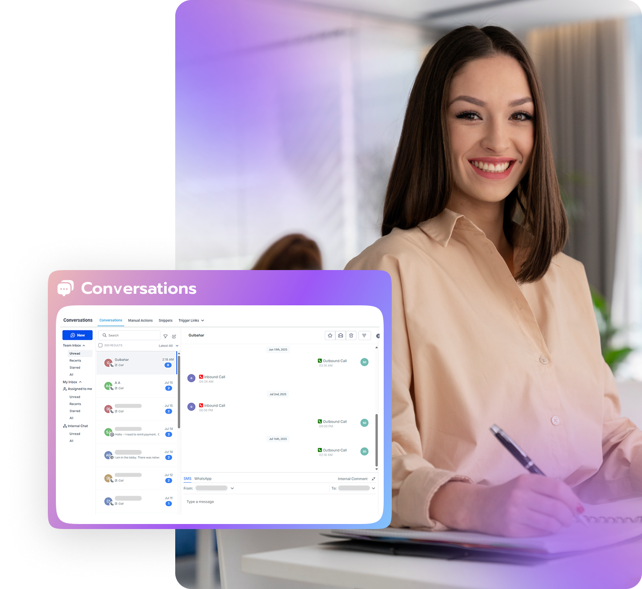 SmartWebi Voice AI for Financial Services Teams