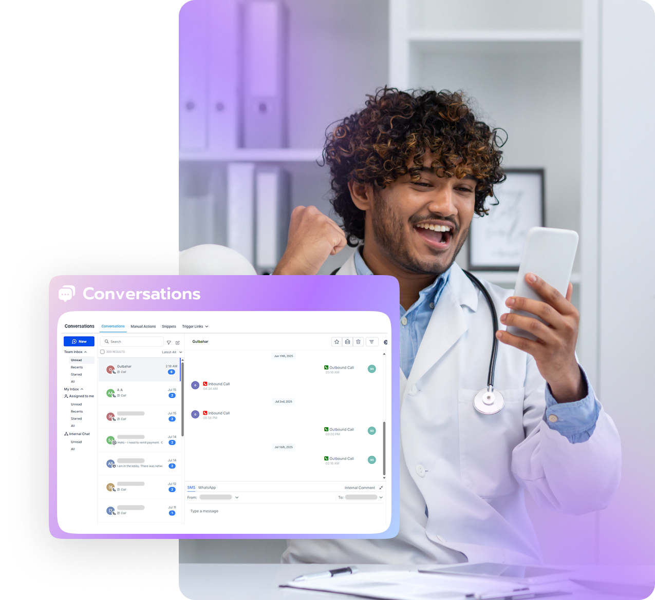 SmartWebi Voice AI for Healthcare Teams