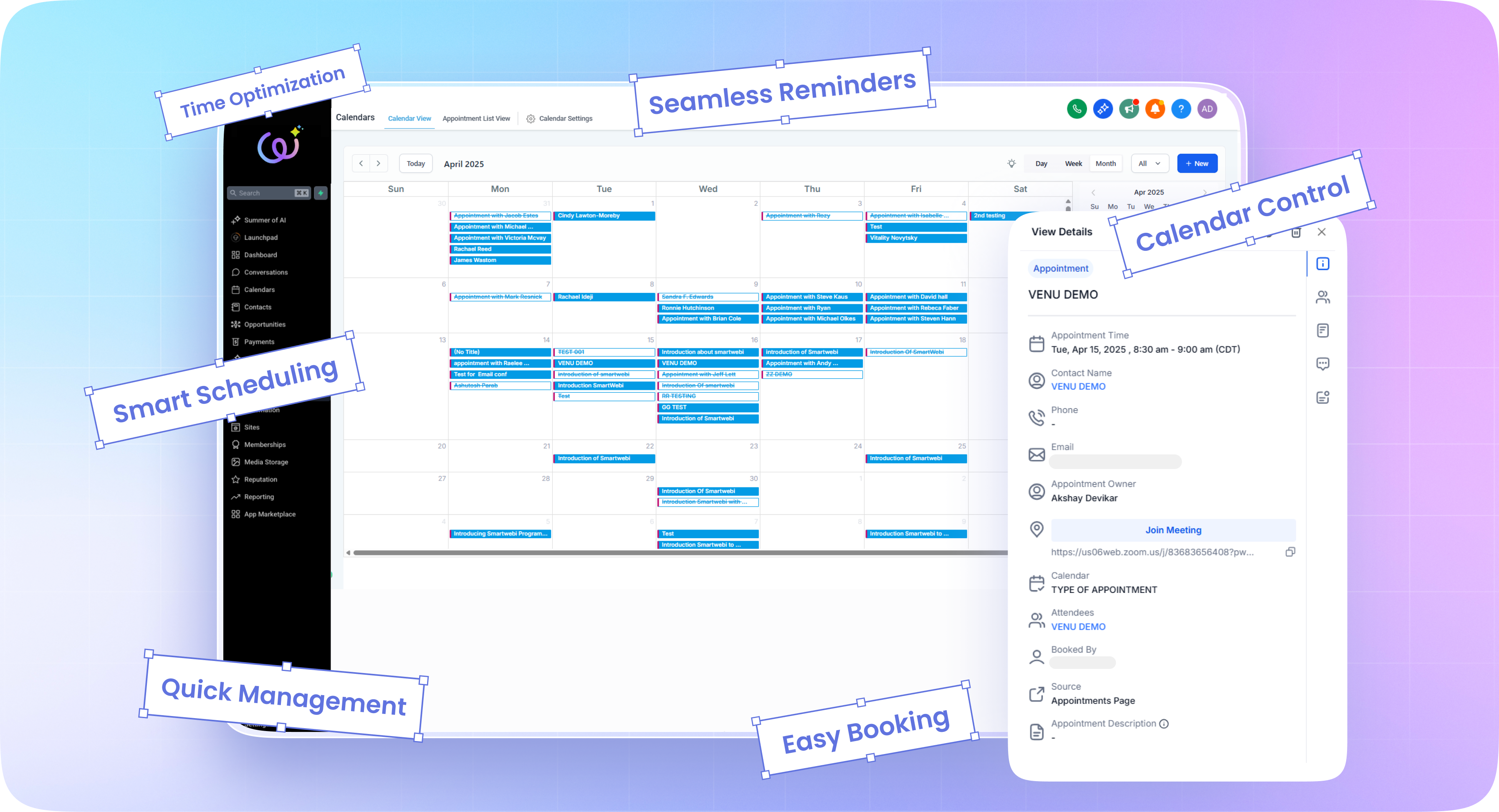 Scheduling Made Effortless