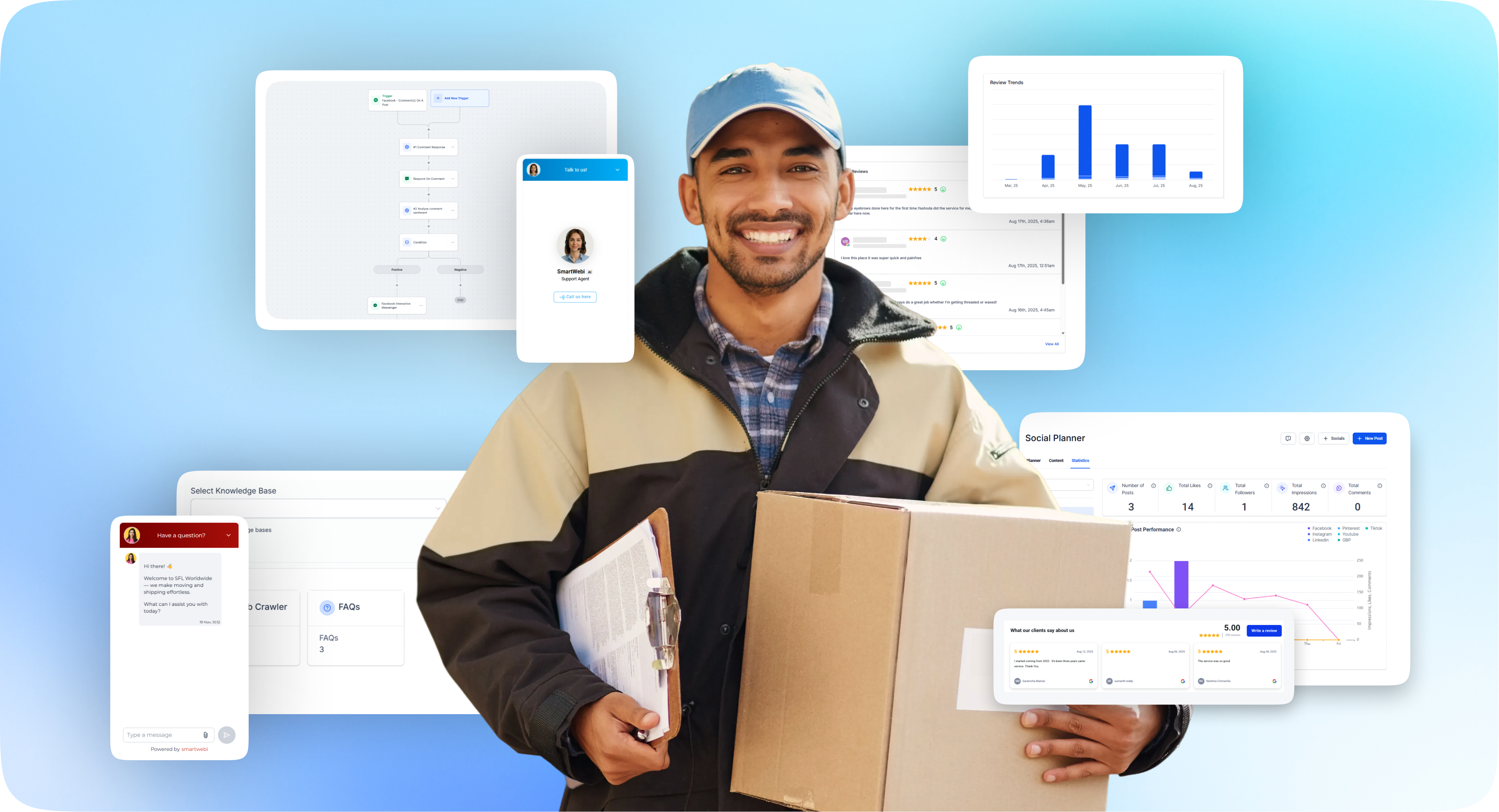 Smarter Logistics Faster Deliveries Seamless Operations.