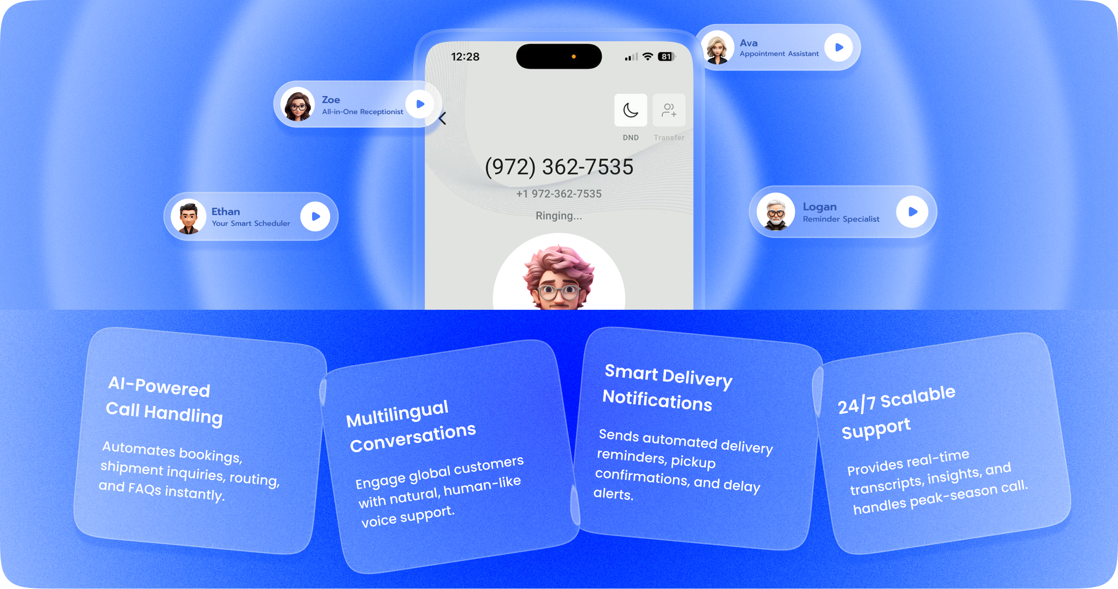 Voice AI for Logistics Inbound & Outbound Voice AI — Smarter Calls, Faster Deliveries