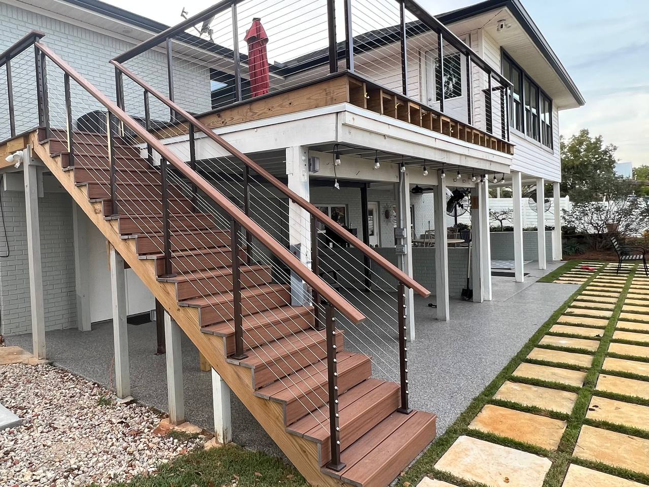 Deck staining company near me