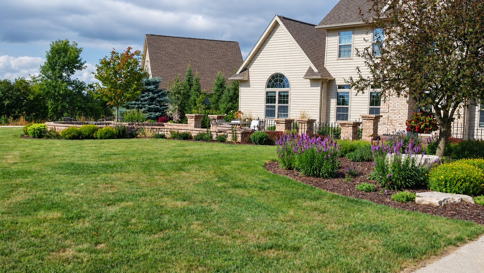 Landscape planting project
