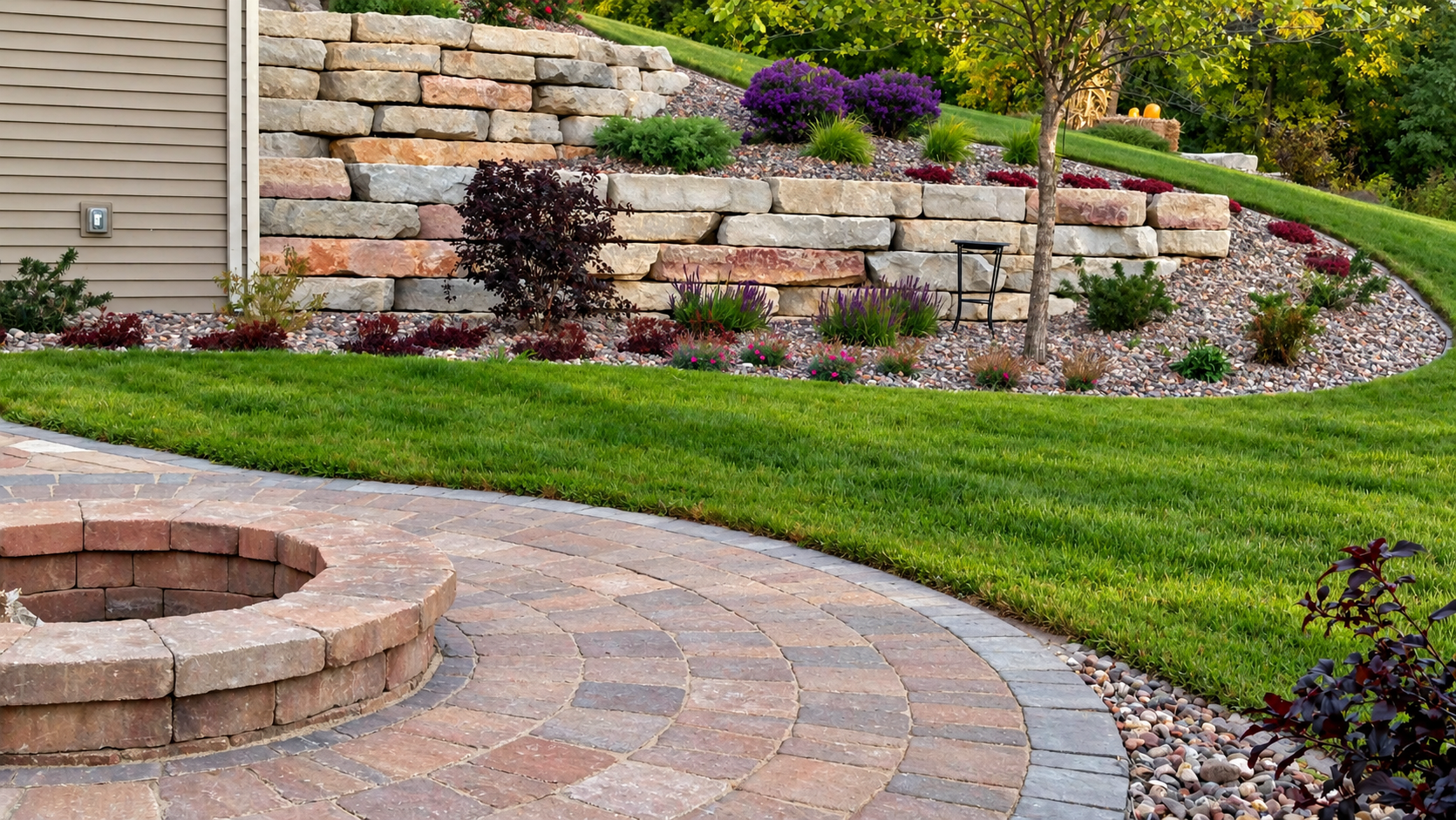 Retaining Walls project by MasterPlan Landscapes, LLC