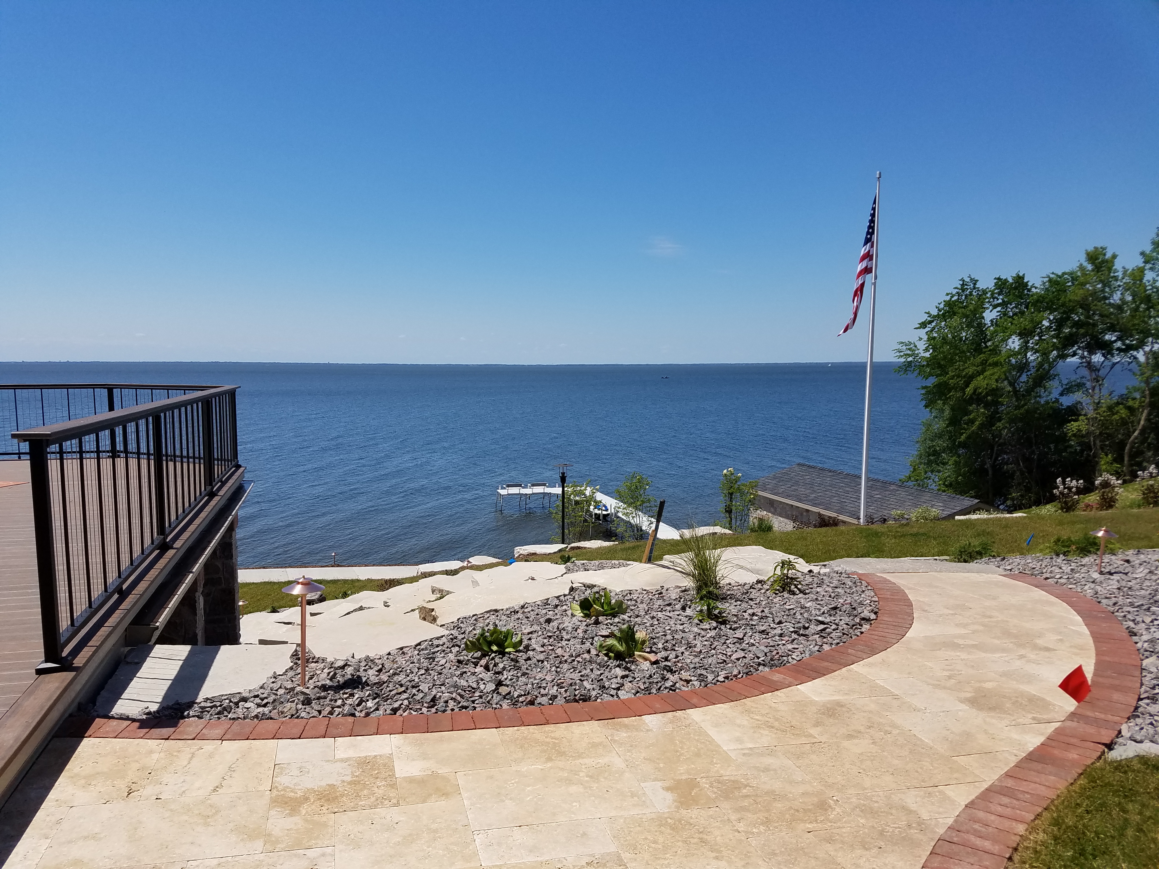 Shoreline Work project by MasterPlan Landscapes, LLC