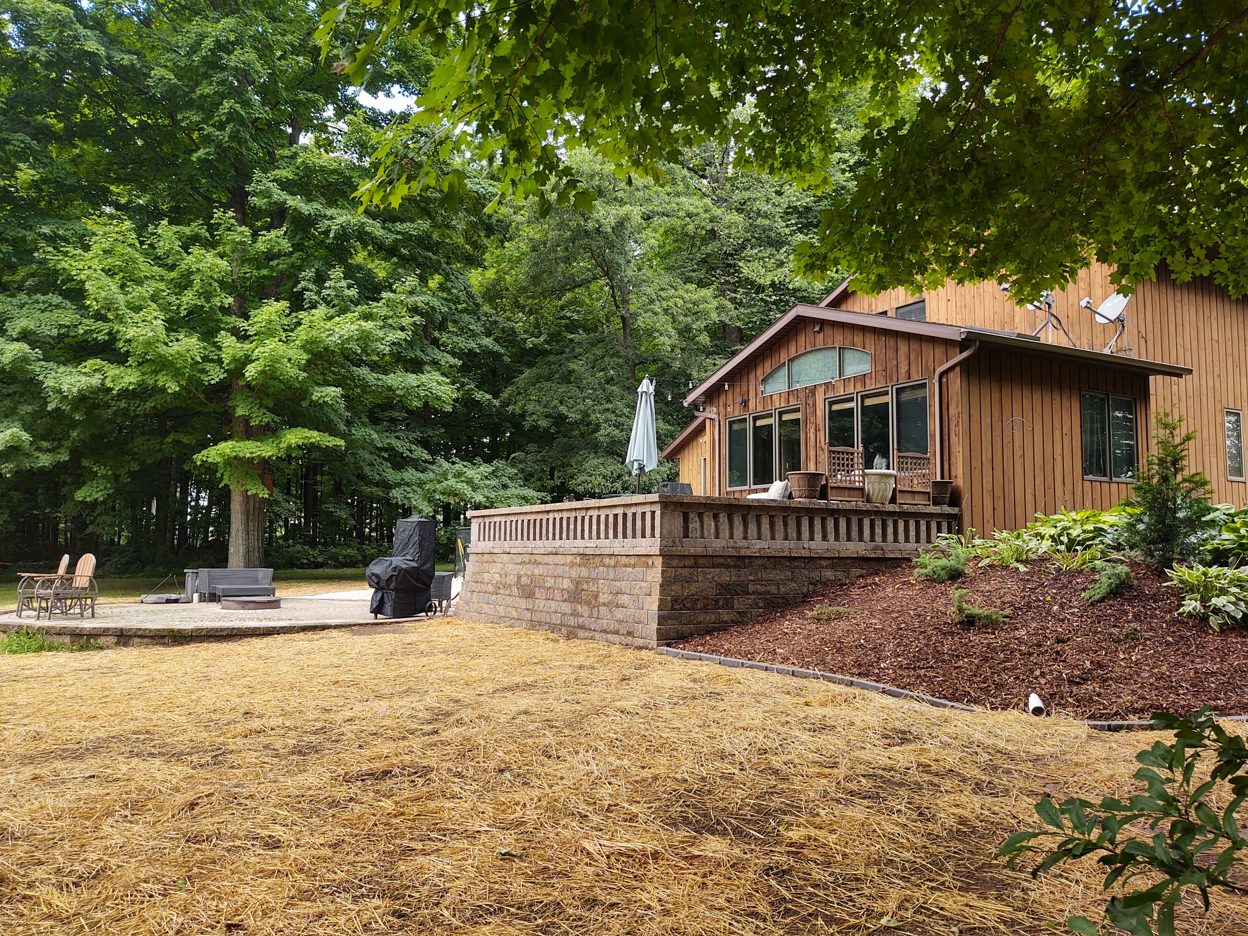 Completed outdoor project by MasterPlan Landscapes, LLC