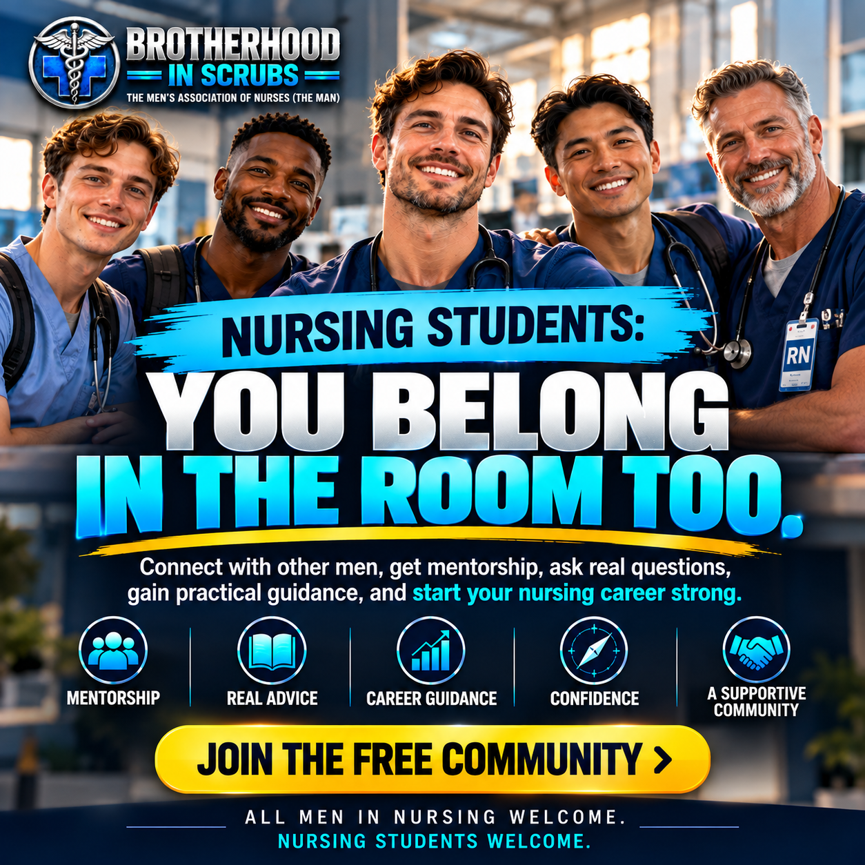 Nursing students belong in the room too