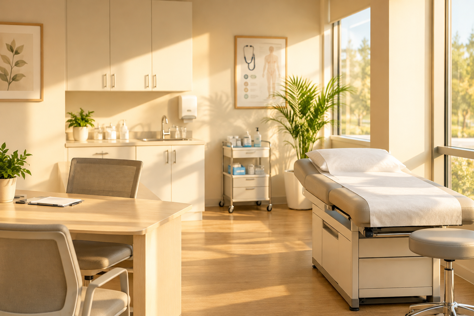 GP clinic treatment room