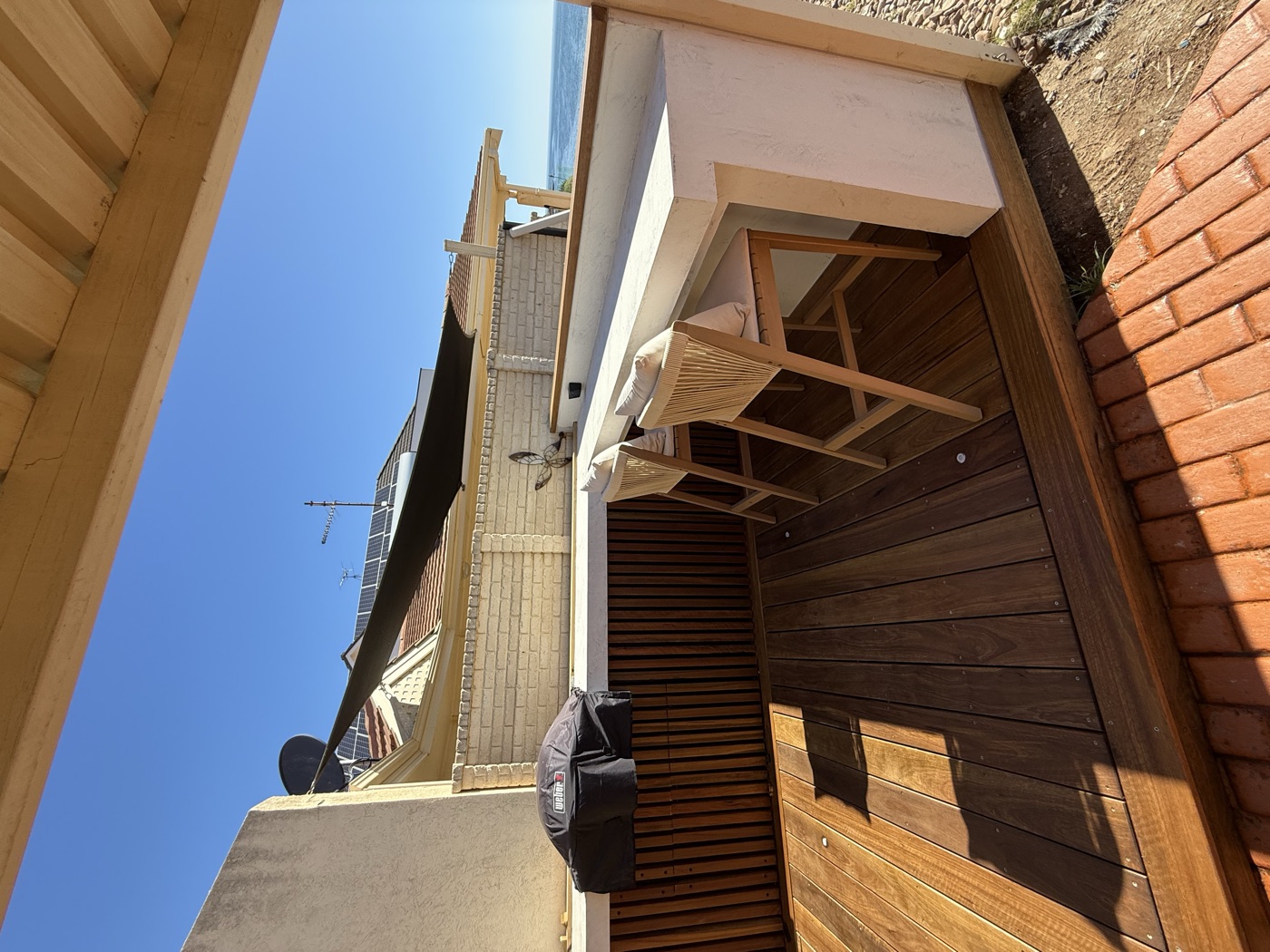 Rooftop bar deck