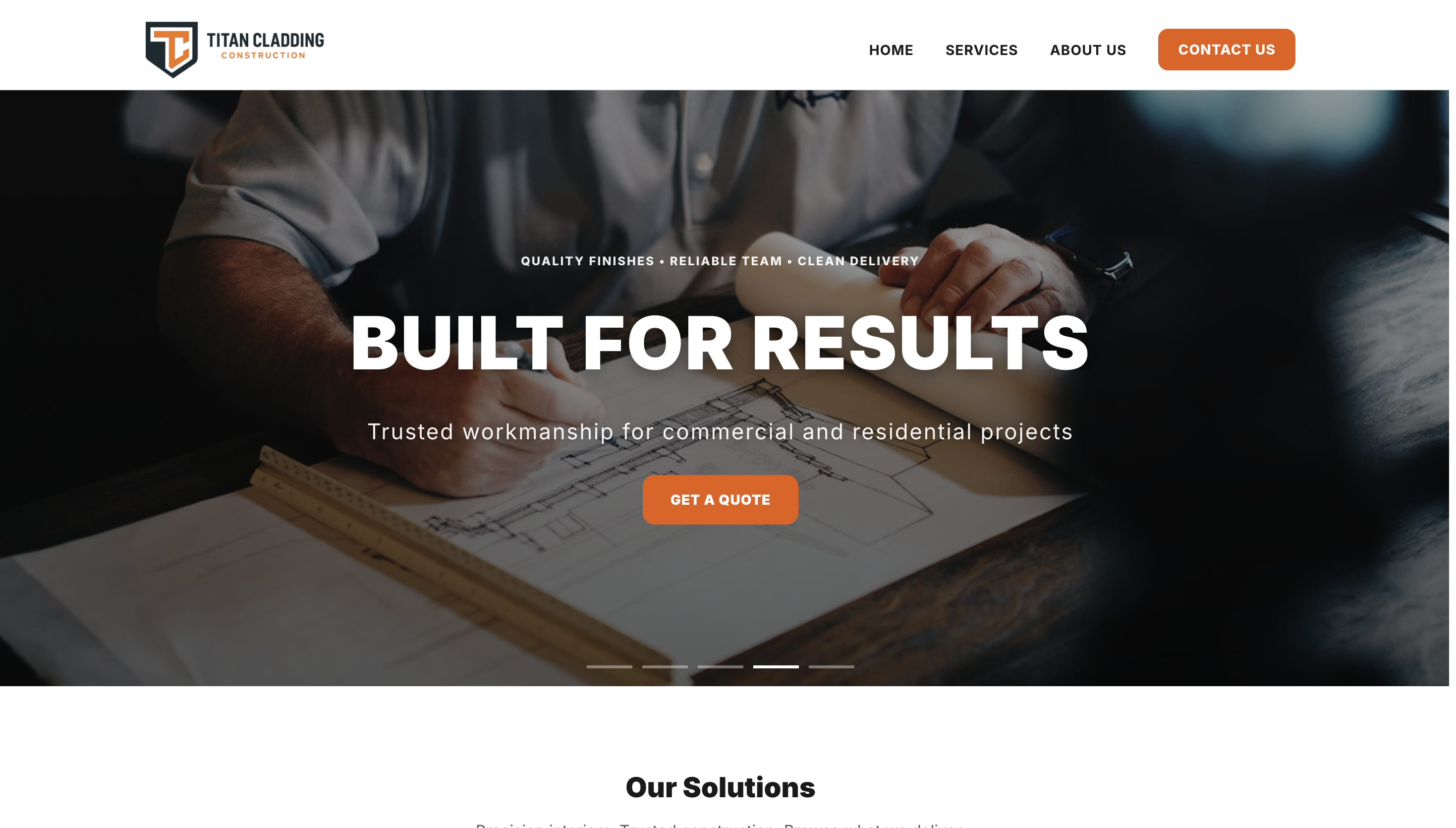 Professional Client Website