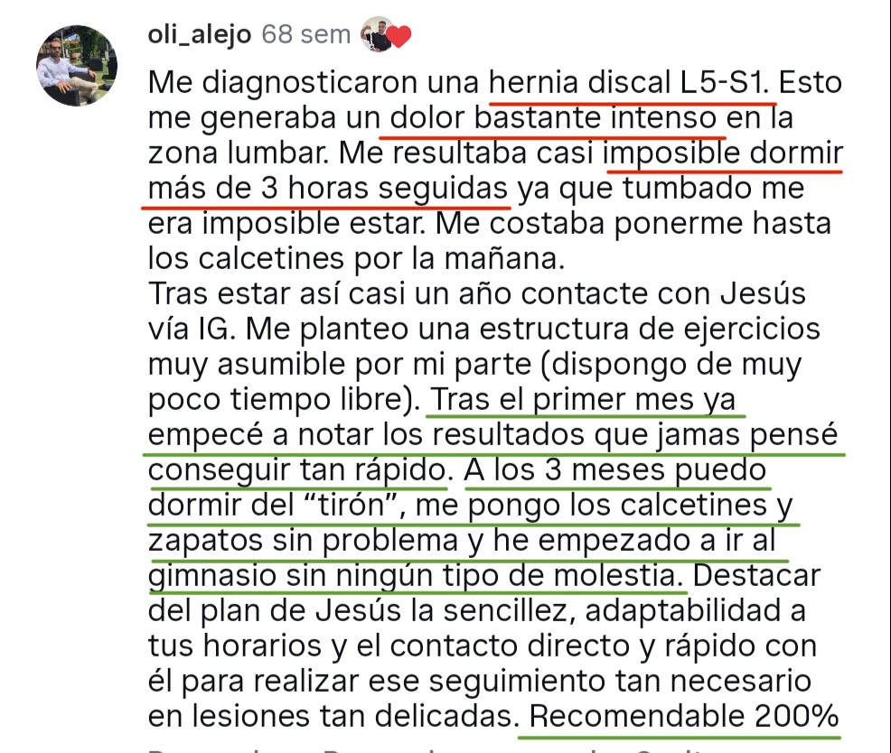 Testimonio de paciente