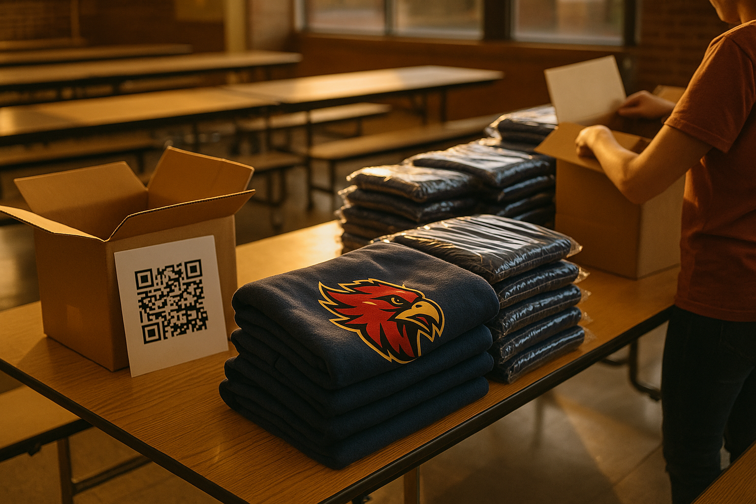 From a logo on your phone to boxes on the cafeteria table