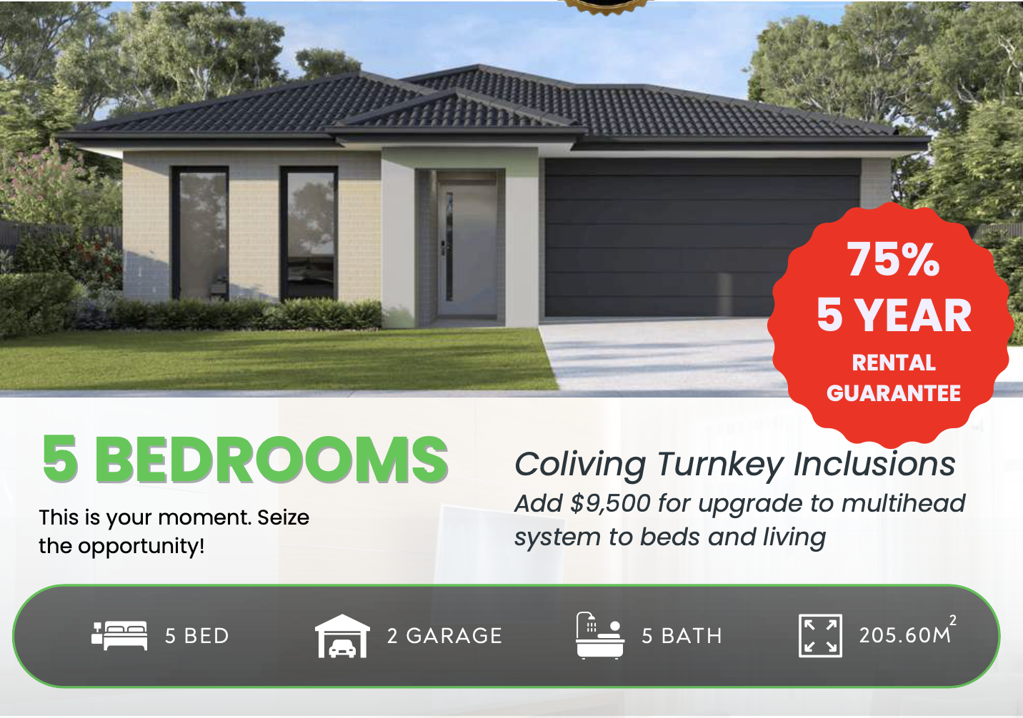 Brand-new 5 bedroom single-contract co-living home at Alluvium Estate, Winter Valley VIC