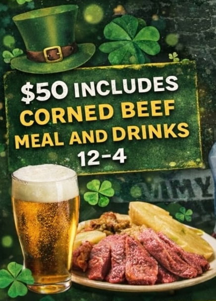 Tommy's St Patrick's Day Corned Beef Meal Tommy's St Patrick's Day Corned Beef Meal