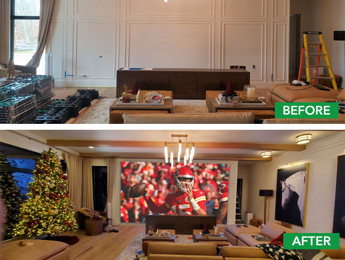 Luxury Indoor Entertainment System by YOLO TV